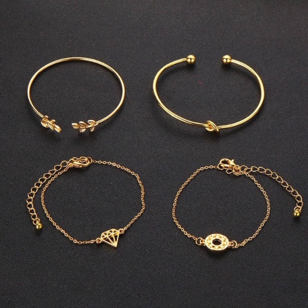 NEW!💙💎💛BUNDLE OF 4! 2 CUFFS + 2 BRACELETS💛💎💙 - Picture 3 of 8